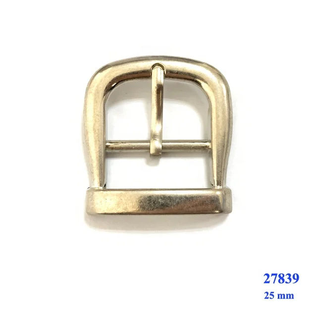 Gunmetal brush finish men metal buckles for shoe with pin 25 mm