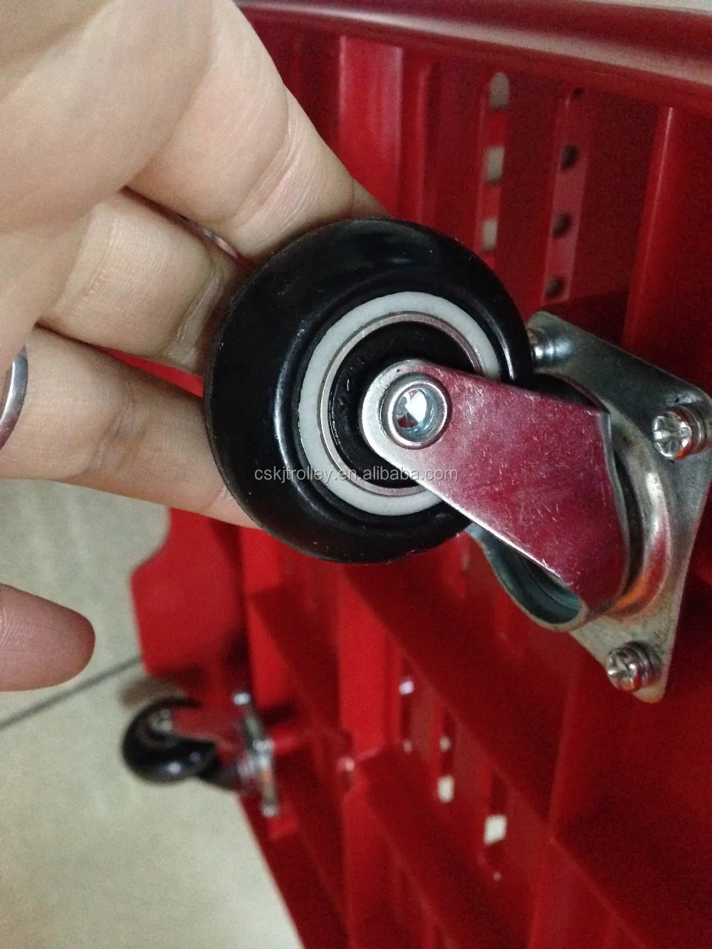 2021 2020 KaiJia Plastic Shopping Basket With Wheels for supermarket, good price and high quality