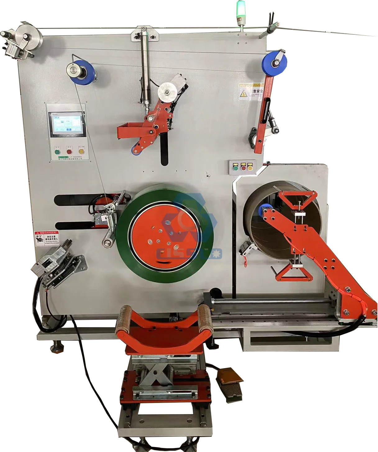 New Technology Robot Automatic Strap Exchanging Changing Plc Controlled Polypropylene Pp PET Strap Winder