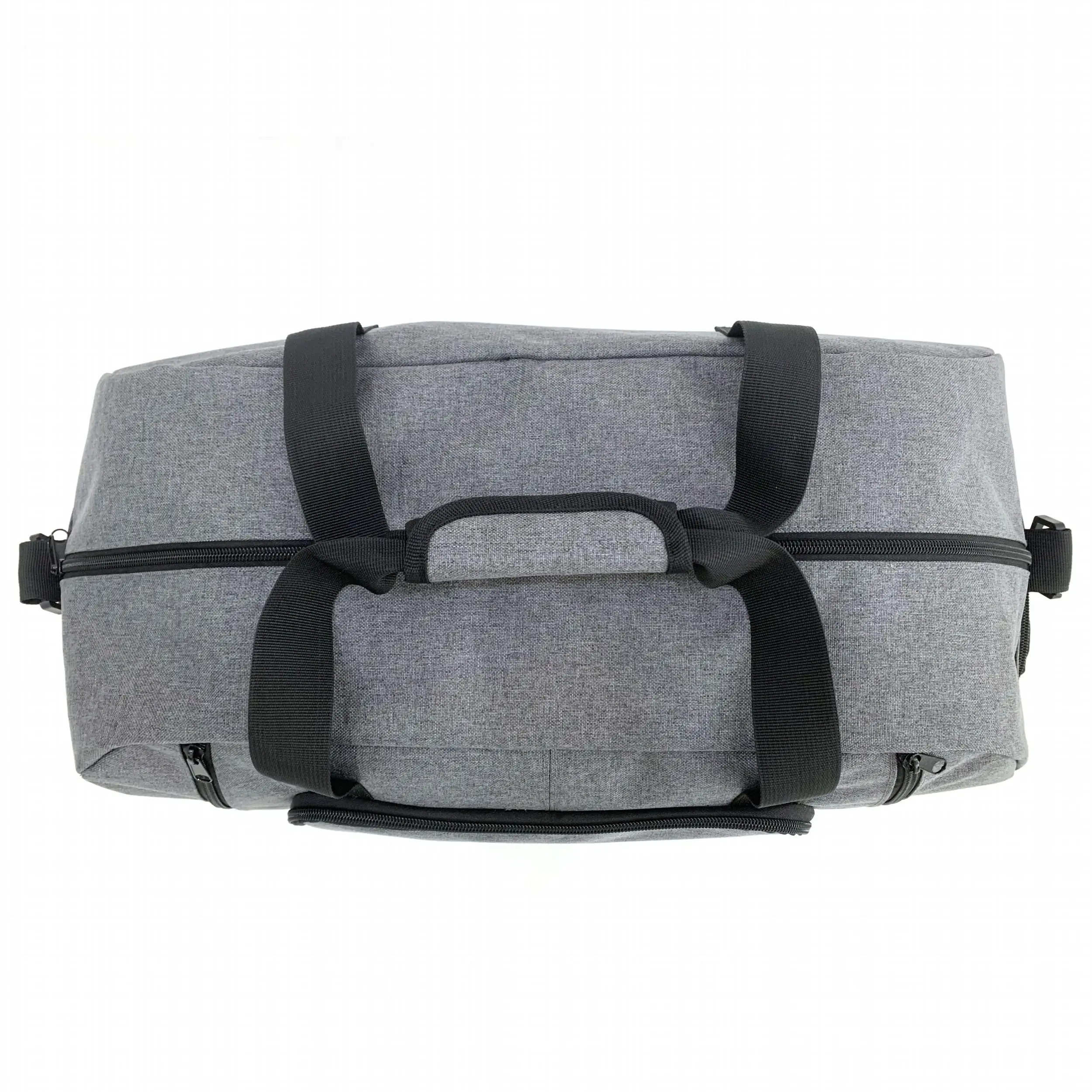 Water resistance  travel duffel bag with adjustable shoulder strap overnight weekend bag with side shoe bags