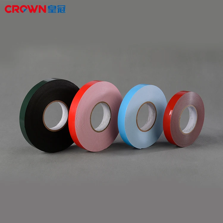 Custom high bonding self adhesive jumbo roll double sided foam tape eva eco friendly colored tape