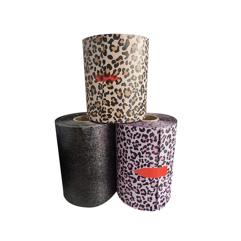 Colorful Printed Hairdressing Aluminum Foil With Cutter Box