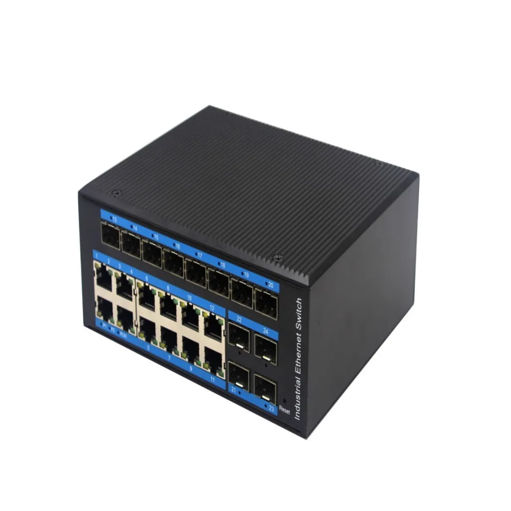 Hot Sell 12g Sfp Delivered Media Converter Single Mode Lc Fiber To Ethernet Ethernet Switch