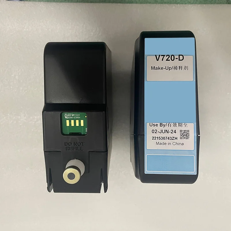 Ink 750 ml for V701-D/V722-D/V723-D cartridge Make-Up liquid  for  Continuous Inkjet (CIJ) inkjet printer