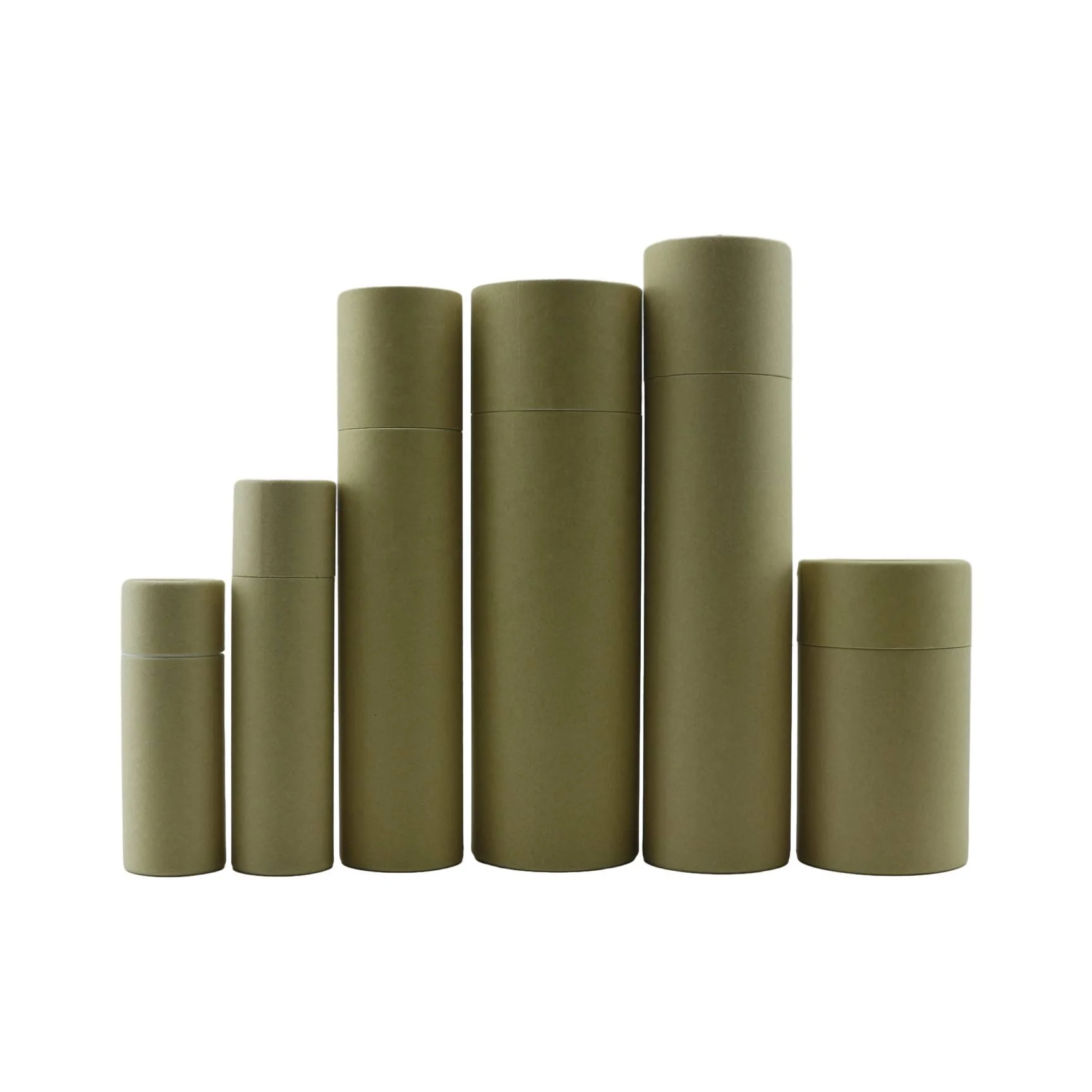 eco friendly biodegradable gift kraft custom OEM colorful white black food cookie spice tea paper tube packaging cylinder
