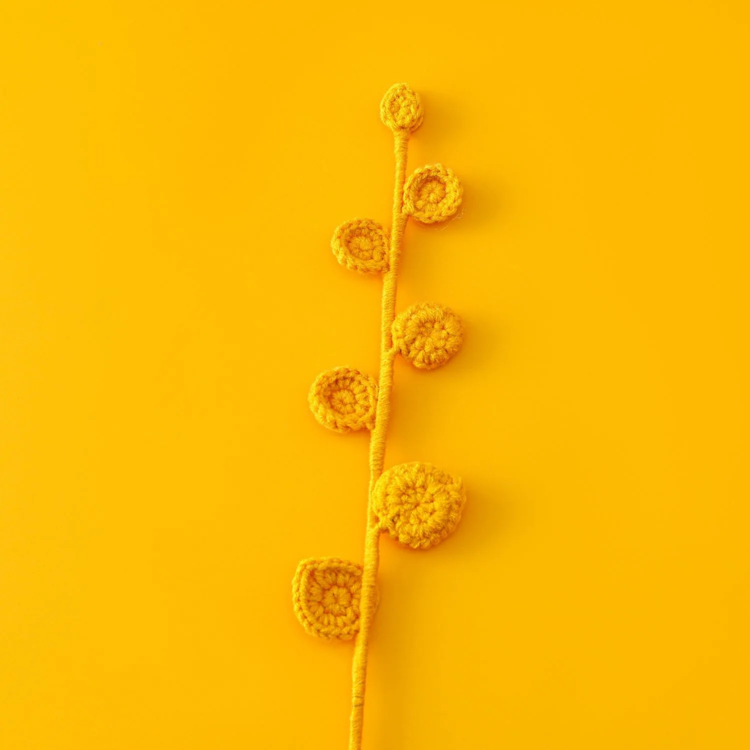 Eucalyptus Leaf Eternal Life Flower handmade knitted flowers home decoration crochet bouquet wedding birthday gift