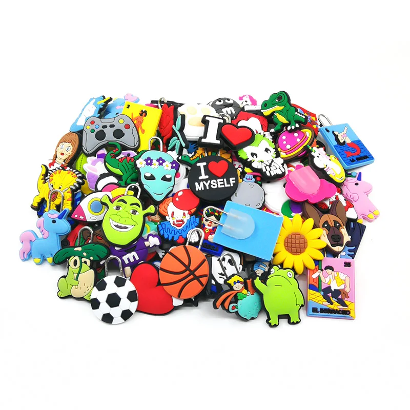 Custom Rubber 2D Soft pvc design Zipper Sliders charms customized hot zipper puller via