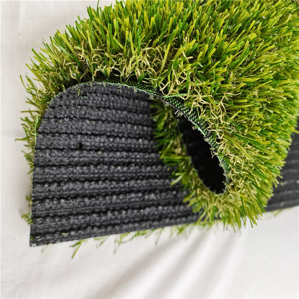 Customized Free Sample 16800 Density 4 Colors Artificial Synthetic Grass Landscaping Lawn