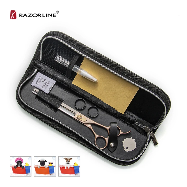 High Quality Dog Grooming Shears NPK04RG Set SUS440C Pet Scissors Set
