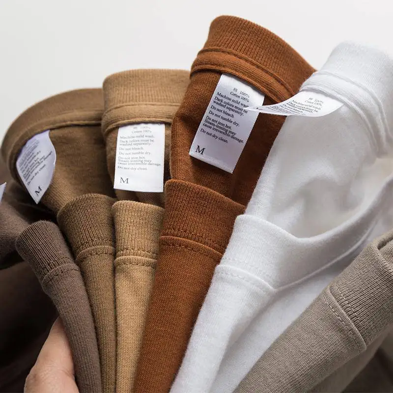 Customizable Heavyweight Cotton Blank Plain Prints Logo Short Sleeve T-shrits Men Oversize Round Neck Black T Shirts