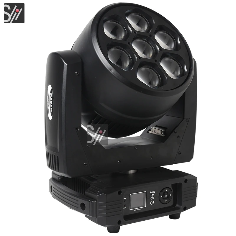 350w Beam&Zoom Function Color Mixed LED Moving Head 7x40W Bees Eyes Zoom  Effect Party Lighting DJ Disco Stage Effect Equipment