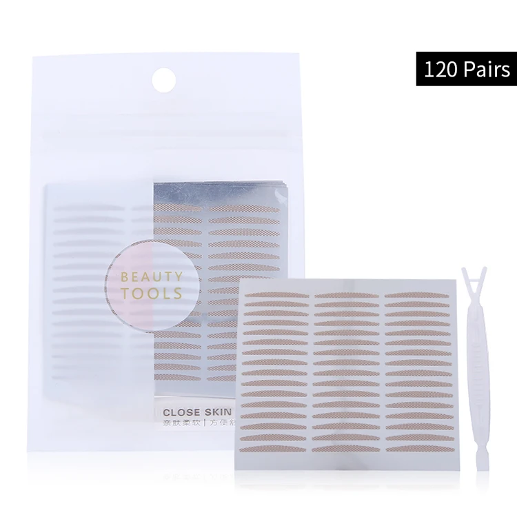 Lameila S size Waterproof eyelid tape Eye Makeup Tools 120pairs Natural Invisible Lace Double Eyelid Tape Stickers A461