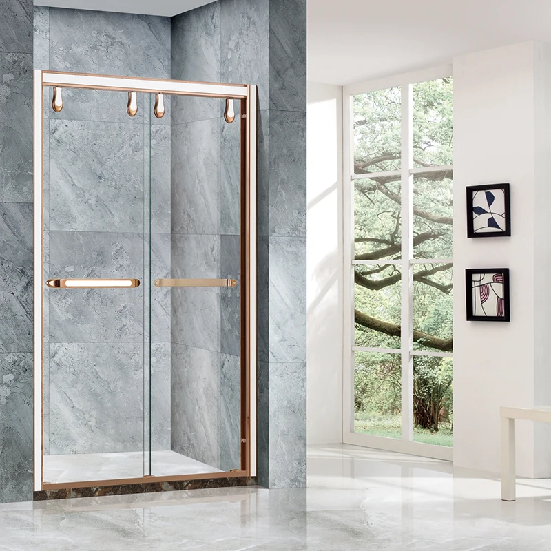 Tempered glass swing bathroom shower door/Bath screen