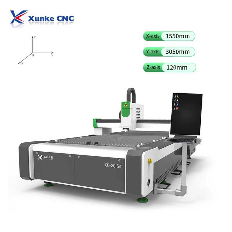High speed Laser cutting machine for sheet and pipe 2kw 3kw stainless steel aluminum carbon steel fiber laser machine