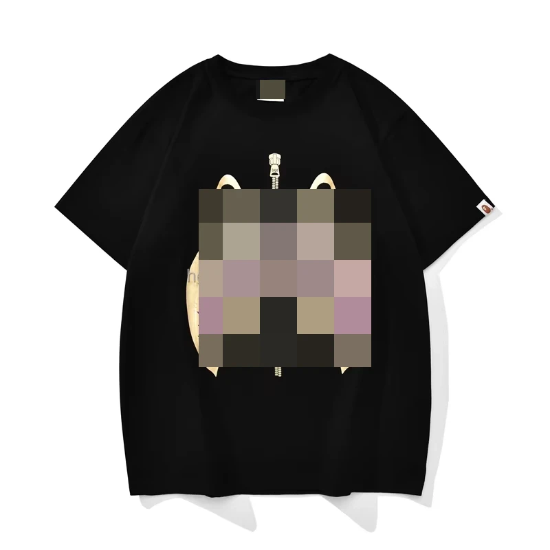 2024 Fashion New Top Quality New Style Brand Fashion Designer T Shirt Men Trendy Loose Printed Bapees T Shirt Casual Sports T-sh