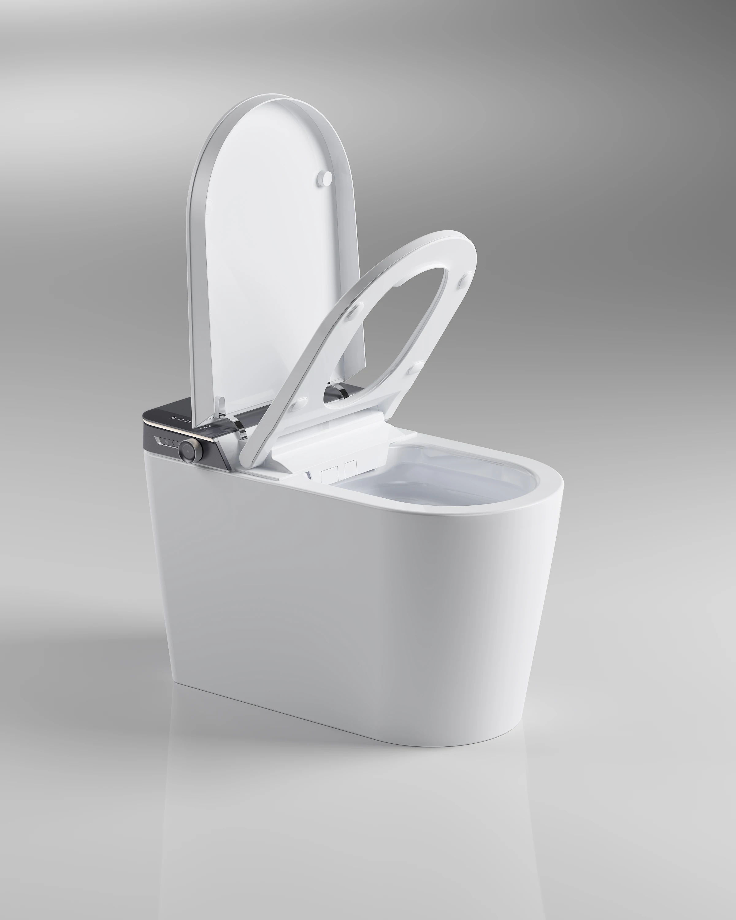 Bathroom Luxury One Piece Dual User Defined Instant Heating Hd Display Screen With E-foam Smart Toilet