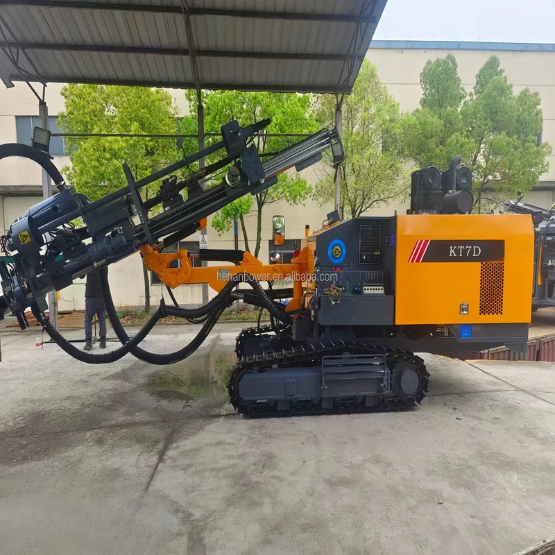 KT5H Mining crawler drilling machine automatic integrated down the hole drill rig for mining