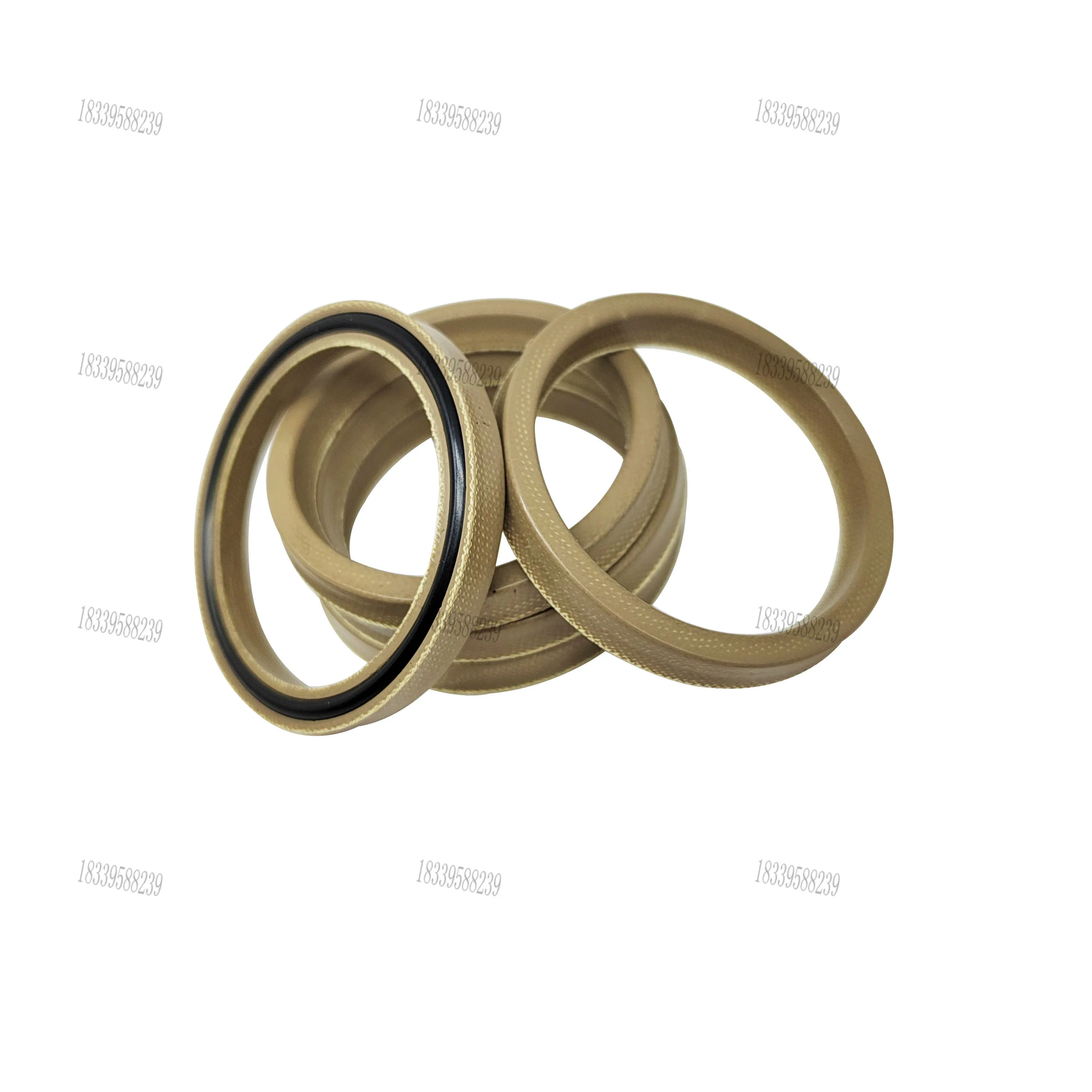 Rubber cloth filling seal+O-ring combination oil seal