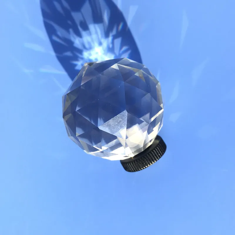 Wholesale Crystal Ball Prisms Crystal glass prism balls with screws for DIY photography work