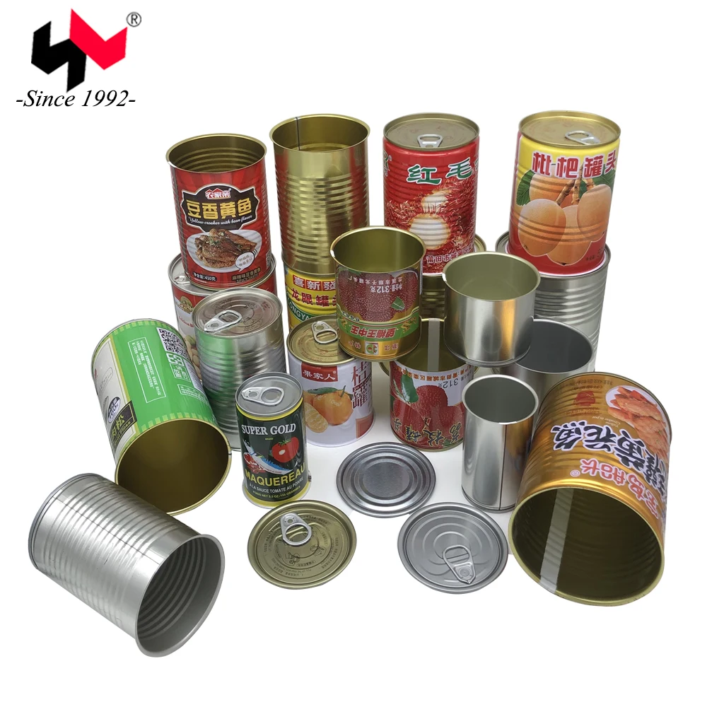 Высокое качество 7113 # Оптовая продажа Пустая Жестяная Банка для пищевых продуктов металлическая жестяная банка без печати с легко открывающейся крышкой упаковки 8113