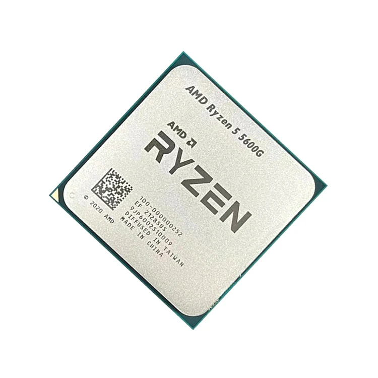 Оригинальный новый процессор R5 5000 Серия 5600G в коробке AM4 3 9 ГГц чип ЦП