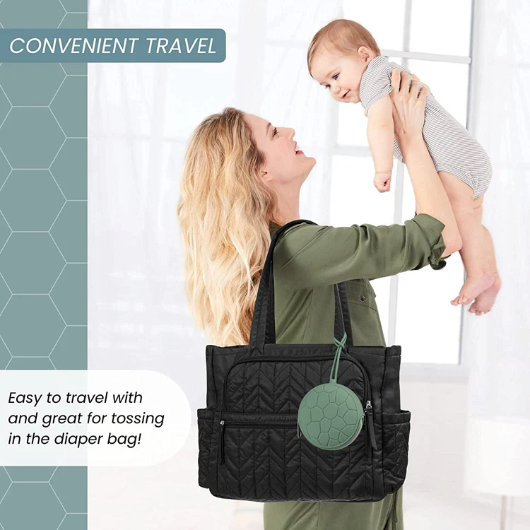 New Design Waterproof Silicone Pacifier Holder Cover Pacifier Pouch Bag Pacifier Holder Case