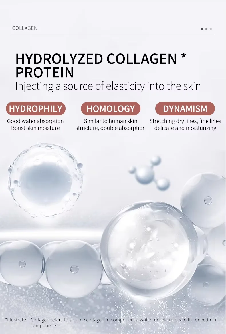Custom logo Bio-Collagen Real Deep Hydration Pore Minimizing 2 Hour Peel Off Hydrogel Overnight bio collagen face sheet mask