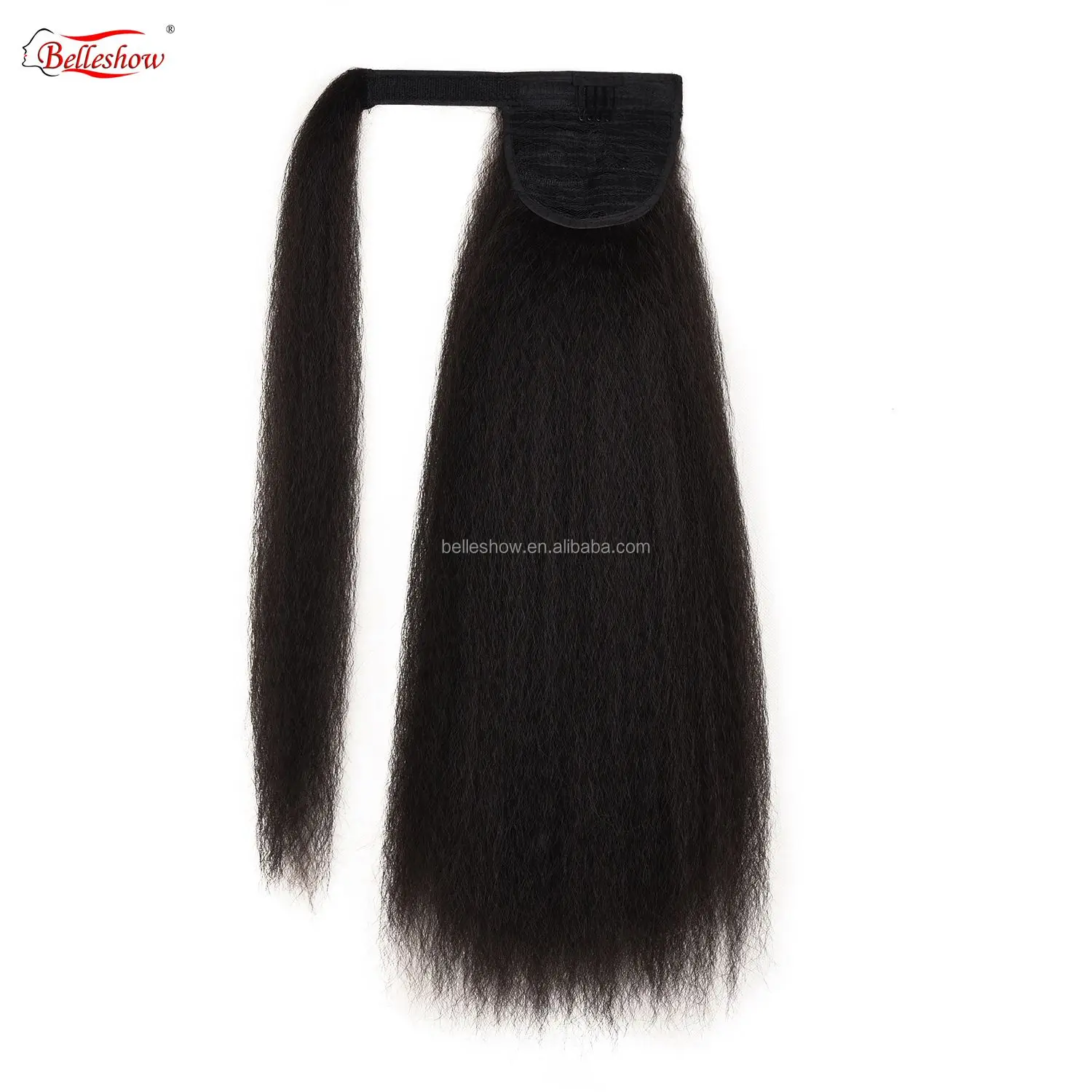 
Belleshow Big Jacques pattern fluffy wig ponytail magic paste long hair wig ponytail long curly magic paste wig ponytail 