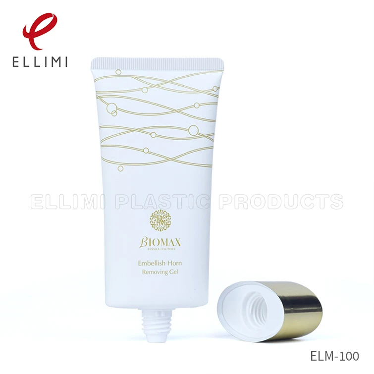 45 Double Layer Flat Cap Soft Tube ELM-100, Diameter: 45, Thread: Flat Tube Special Thread, Capacity: 80-220ml,