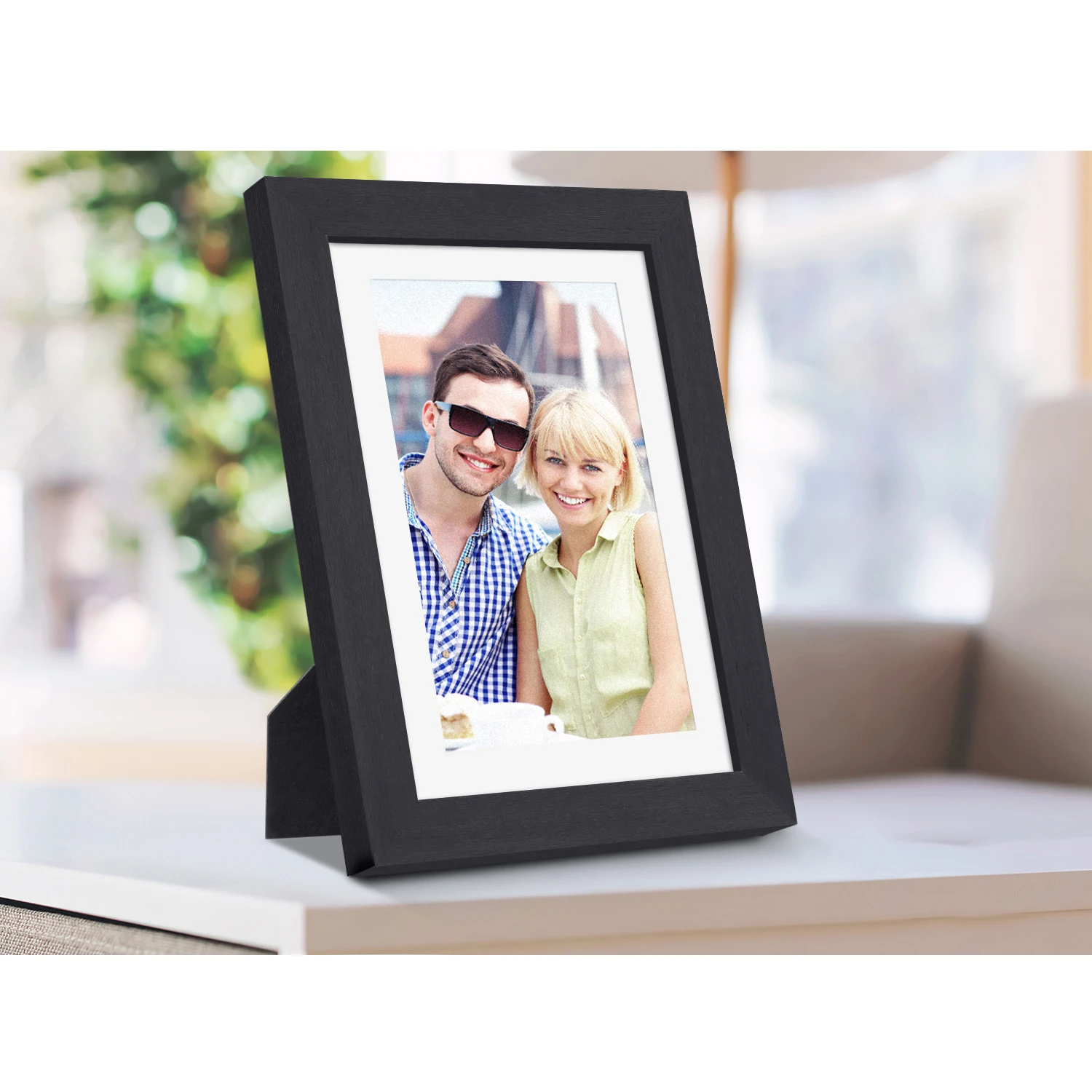 Factory Price Custom Decorative Black Photo Frame Wholesale 4X6 5X7 8X10 8.5X11 Plastic Picture Frame