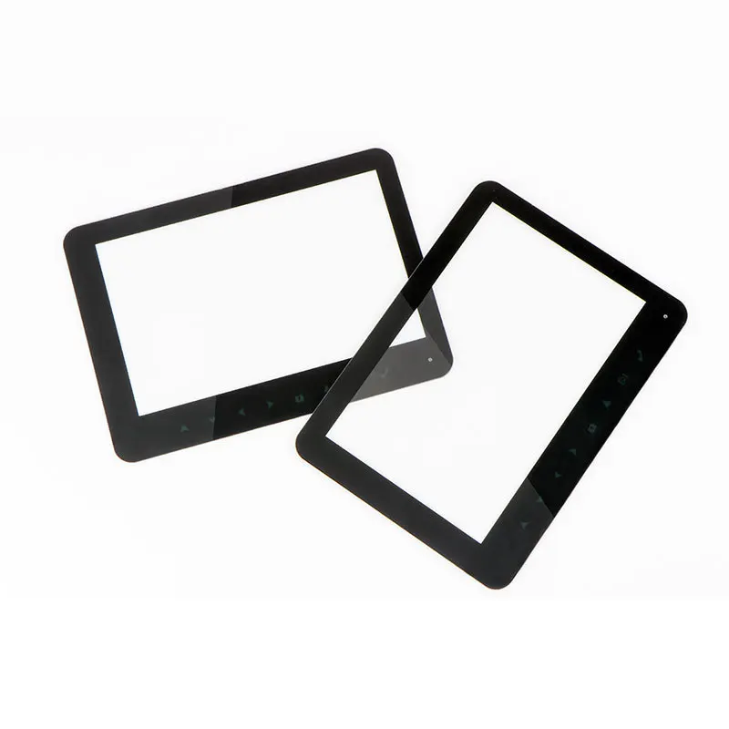 0.55-3mm Customized Design Touch Panel Glass 9H AG Coating Cover for Lcd Display