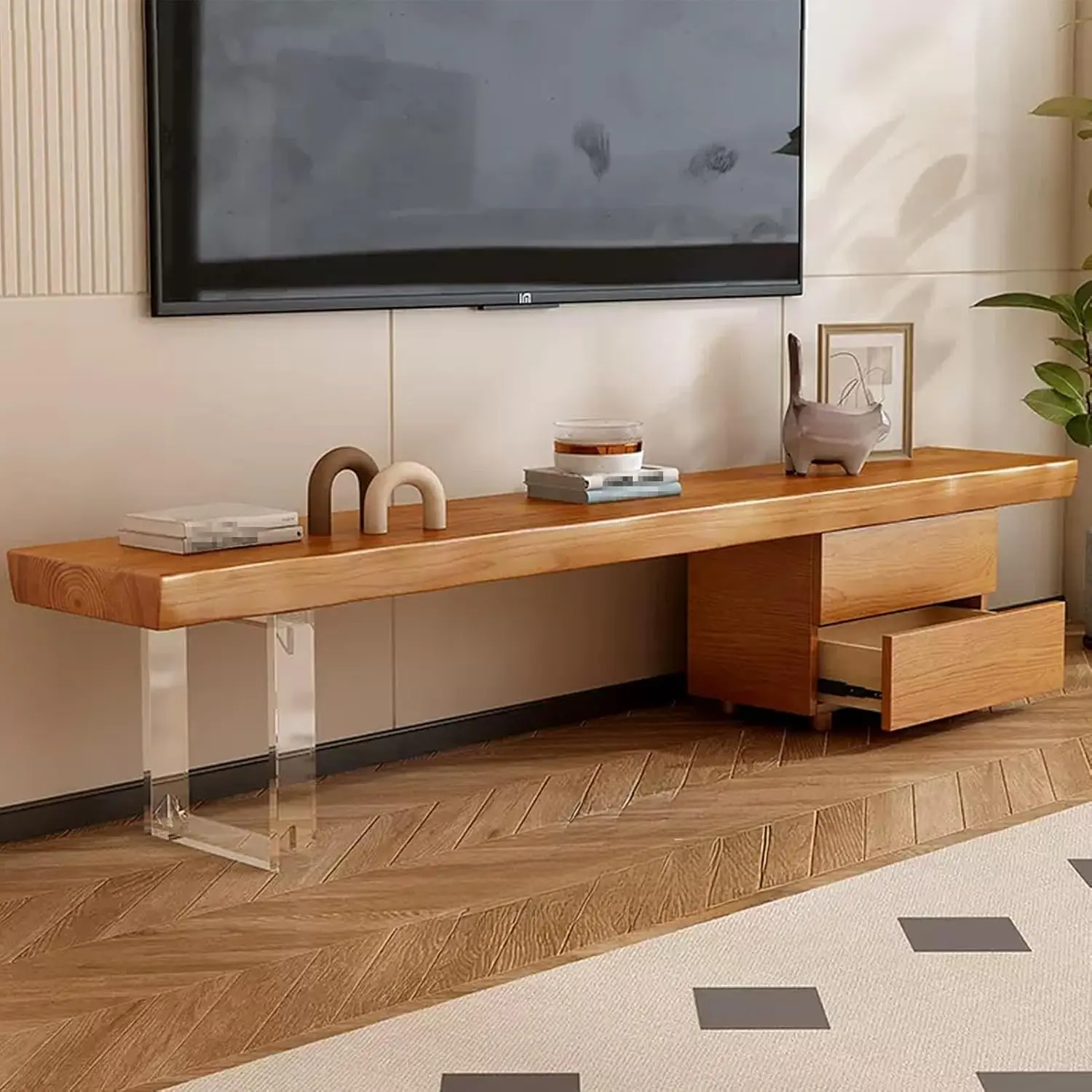 Combohome Hot Popular Design TV Stand And Coffee Table Modern TV Stand Wooden TV Rack Designs For Living Room
