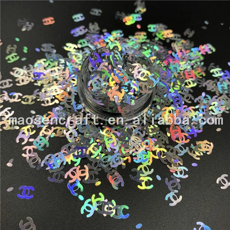 High Quality Hot Sale Polyester Brand Logo Glitter For Christmas Decoration