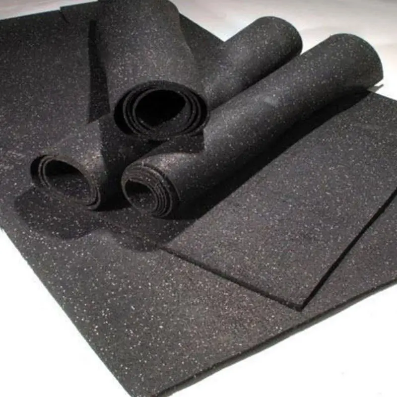 Customized Ultra Thin Heat Resistant Silicon Anti Slip Non-Toxic Gym Floor Rubber Sheet