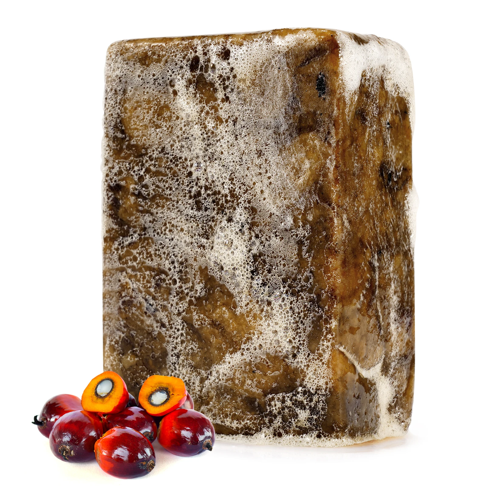 ELAIMEI hydrates balances oily skin clears impurities 100g black soap scrub organic african black soap for black spots