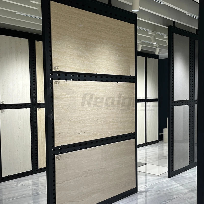 Realgres Natural Antique Travertine Exterior Wall Tiles With Good Price Villa Wall Paving Porcelain Floor Tiles 600x1200mm