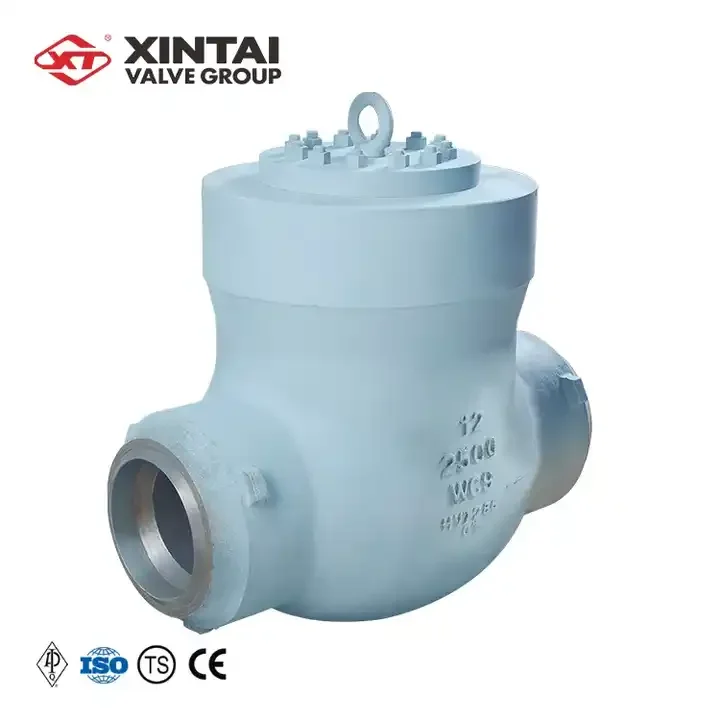 H61Y-2500LBC 12inch large welding Stainless Steel WC9 heavy pressure Check Valve