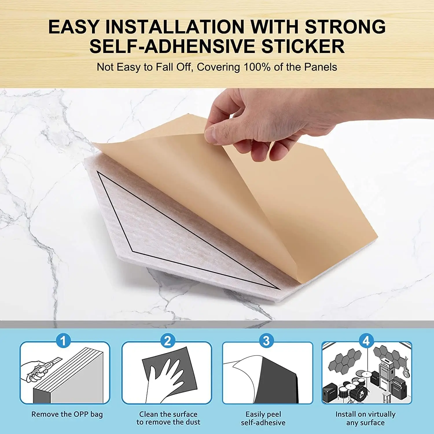 soundproofing materials sound isolating decorative acoustic panels hexagon wall panel