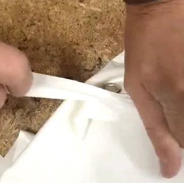 White blank thickening and abrasion resistance vast tpu waterproof oilproof tool apron for men