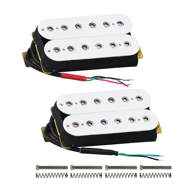 Wholesale Set of 2 Electric Guitar Pickup Humbucker with Brass Plate Made in China