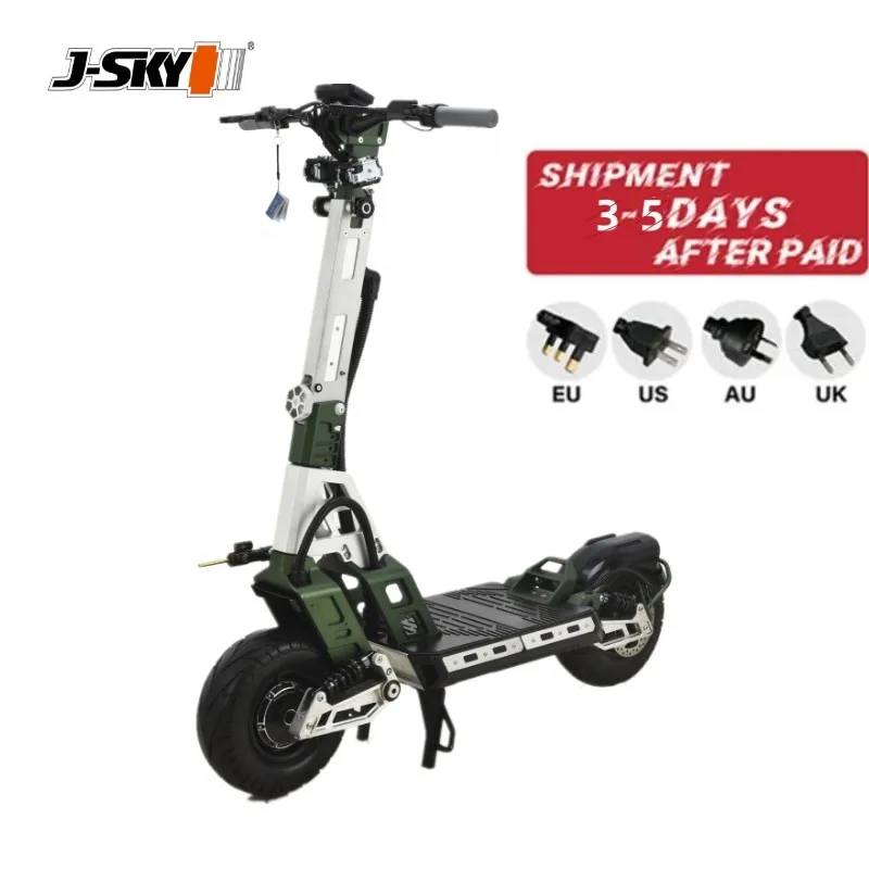 2022 foldable 13Inch 60V 3600W dual motor Off-Road kick Escooter 28ah long range fat tire Fast foldable electric scooter