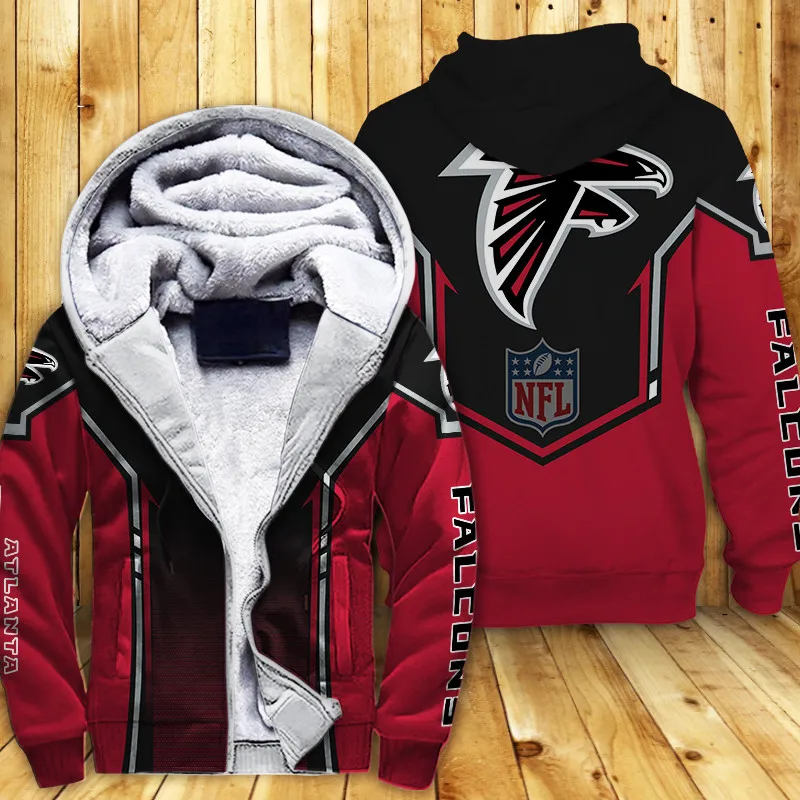 Factory sale Plush coat all 32 nfl football team man sports jerseysthick jacket man sports jacket winter nfl jacket