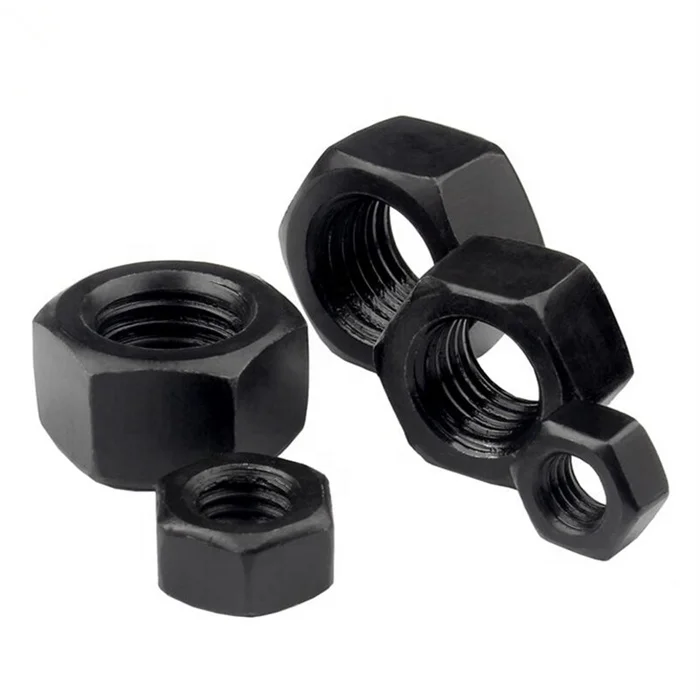 Good Quality plastic nylon black Hex Nut