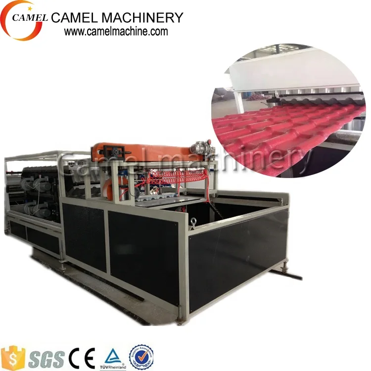 PVC corrugated roof tile production line/PVC roof tile making machine
