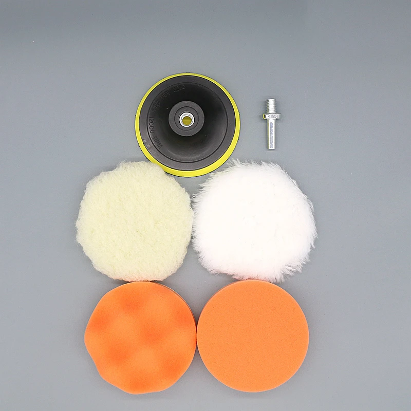 Car Buffers and Polishers Kit for Drill, 14Pcs Drill Polishing Wheel Foam Ball Buffing Pads Sponge Ball for Automotive Car Wheel