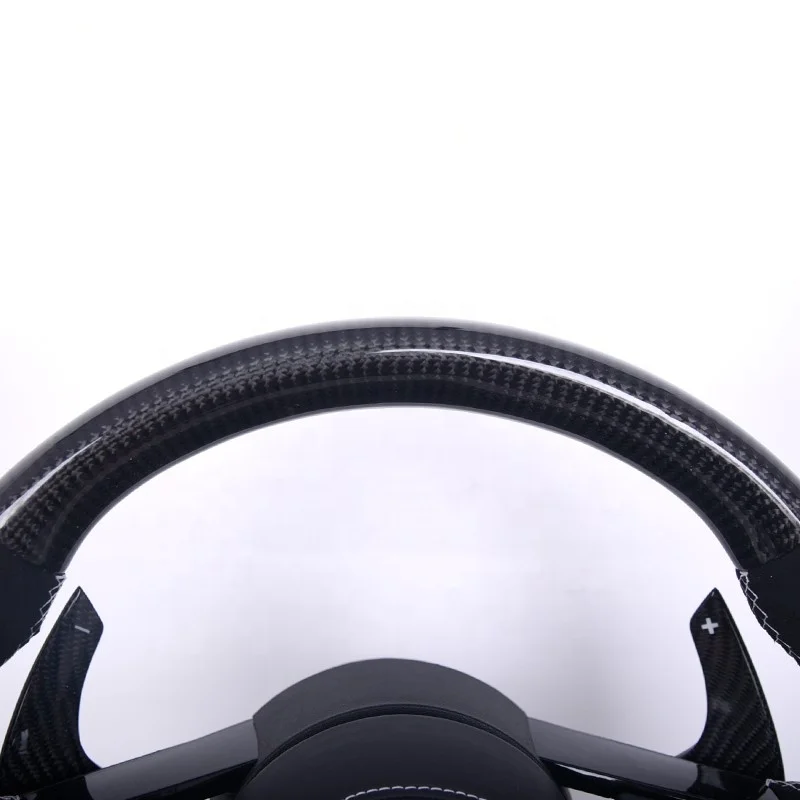 Upgrade For Audi R8 TTRS A3 A4 A5 RS3 Carbon Fiber Luxury Alcantara Leather Steering Wheel