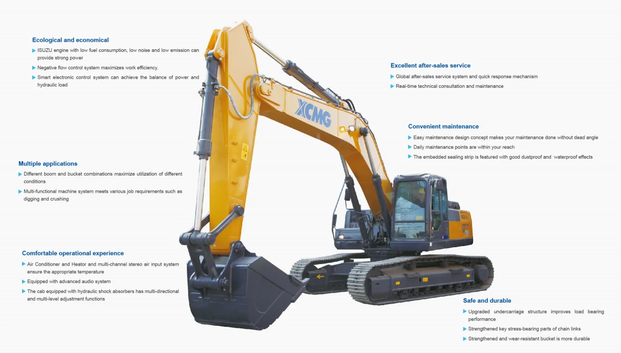 
high quality Hydraulic Crawler Excavator XE335C for sales 