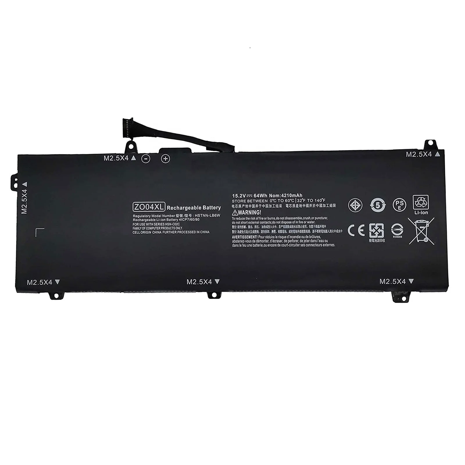 Wholesale 64Wh ZO04XL Laptop Battery For HP ZBook Studio G3 G4 Mobile Workstation Series ZO04 808396-421 808450-001 HSTNN-CS8C