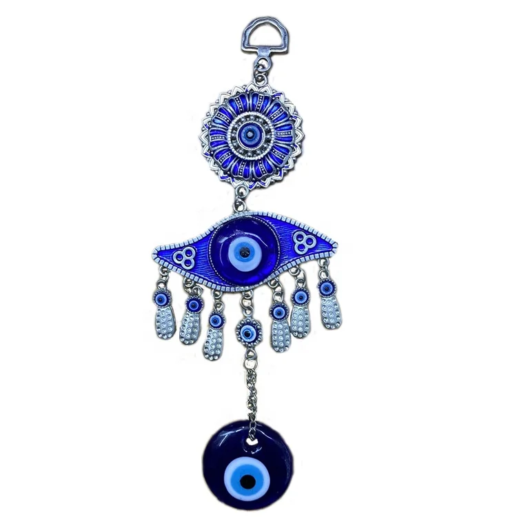 Other Wedding Decorations Glass Turkish Eye Pendant Wall Hanging Evil Eye Decor for Home