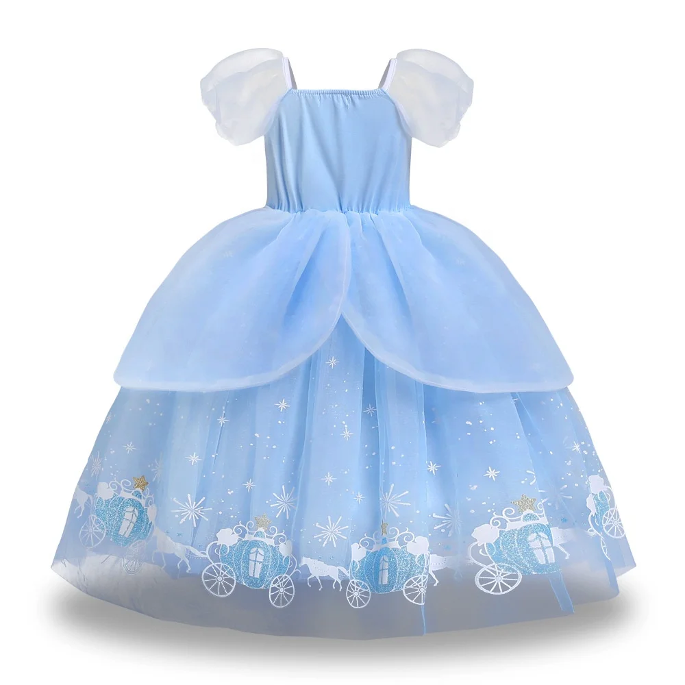 Little Girls Princess Dress Up Clothes Butterfly Tulle Long Ball Gown With Accessories Birthday Party Halloween Fancy Costume
